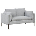 Linen Fabric Loveseat Couch V1562