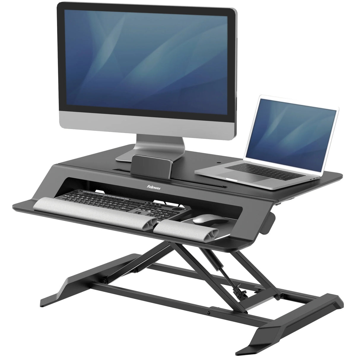 Black Sit-Stand Workstation Z1210
