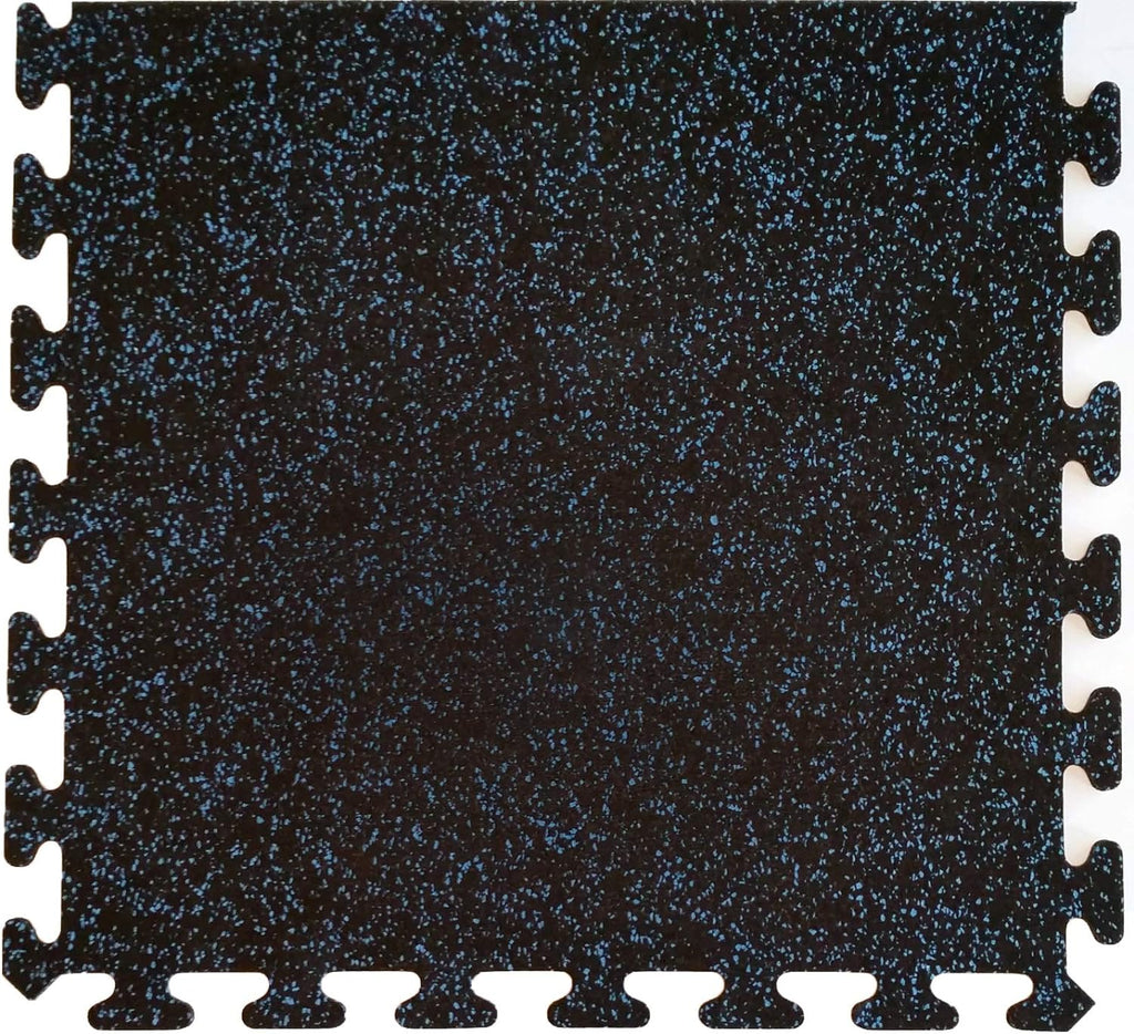 Rubber Flooring Interlocking Rubber Tiles 4' x 4' Set (4 Tiles Total) P635
