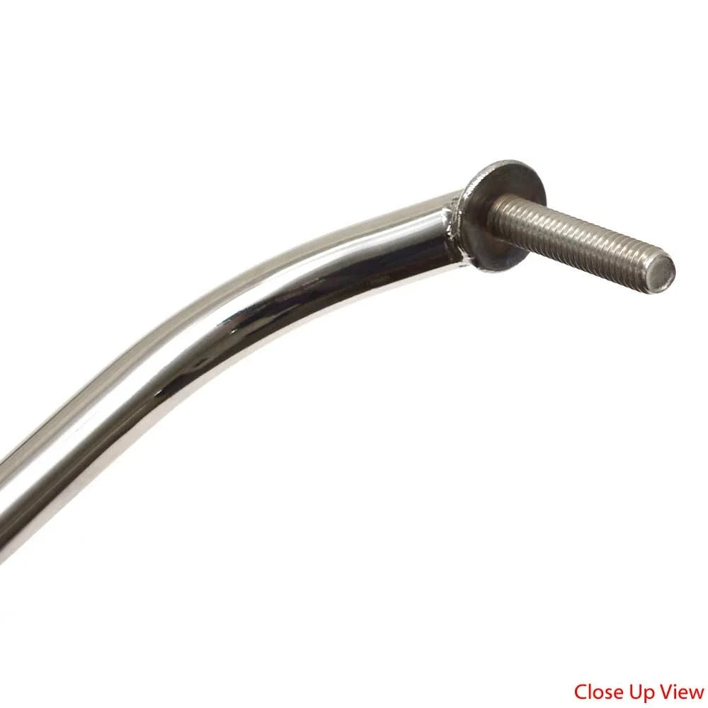 4-Post Polished Stainless Steel Corner Grab Rail K55607