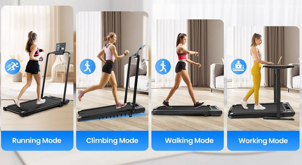 4 in 1 Under Desk Treadmill 2.5HP Black K371
