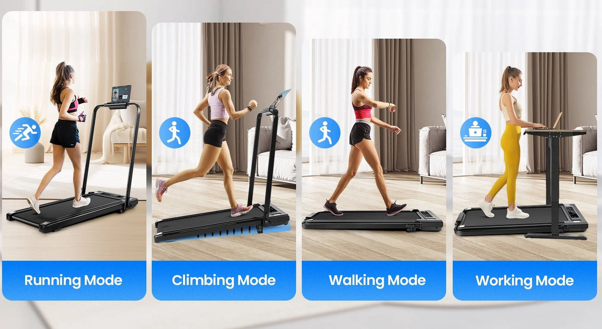 4 in 1 Under Desk Treadmill 2.5HP Black K371