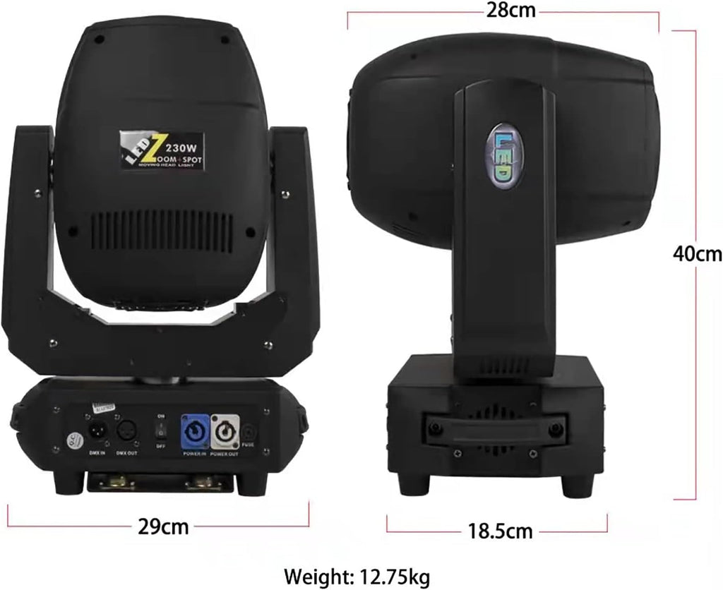 LED 230W Spot Beam Moving Head Light Stage Lights DJ Lights T538