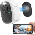 Wireless Outdoor Security Camera 2 Pack Battery Powered White X191578