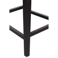 Black Faux Leather Bar Stool Set of Two X1934
