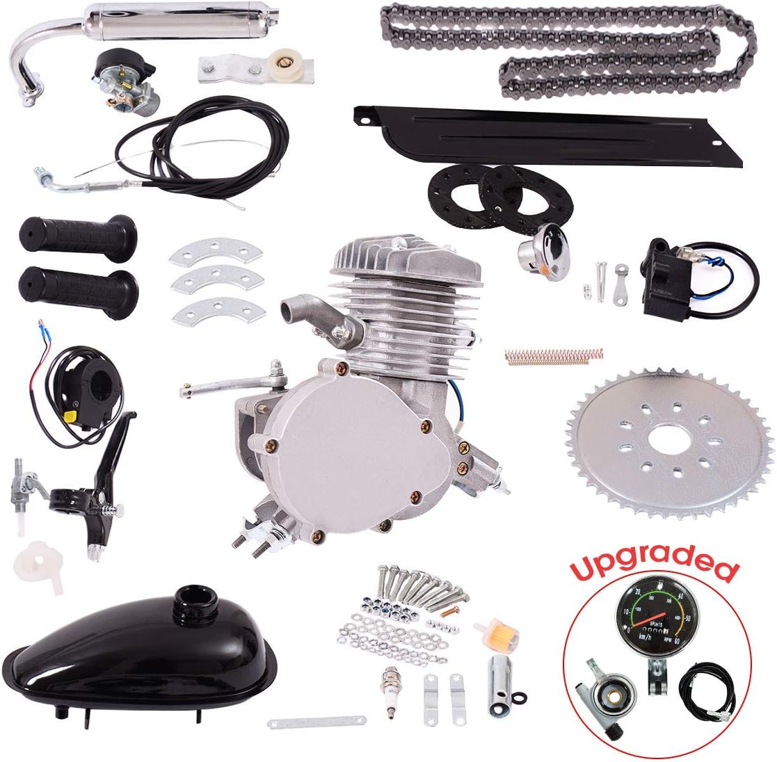 26" 80cc 2-Stroke Gasoline Bicycle Motor Kit G43187