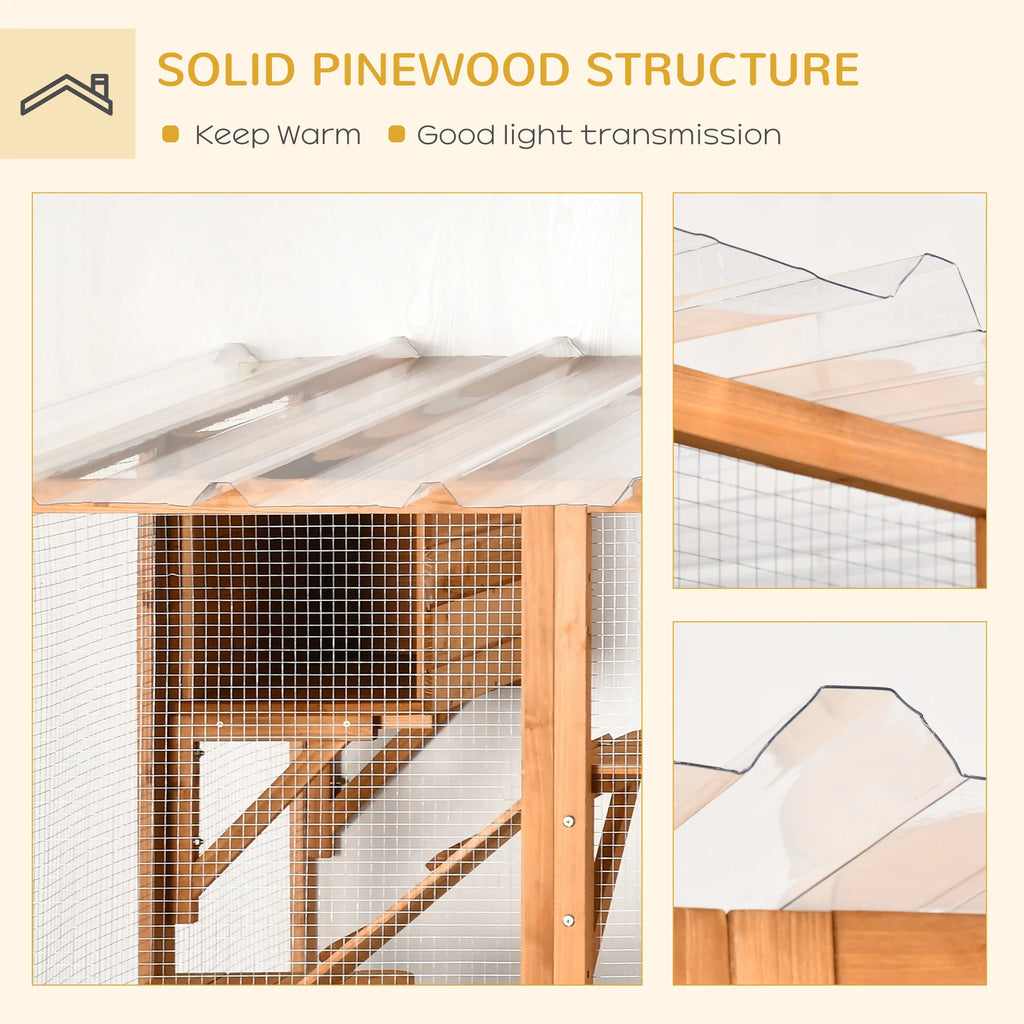 Outdoor Wooden Cat Enclosure B20607