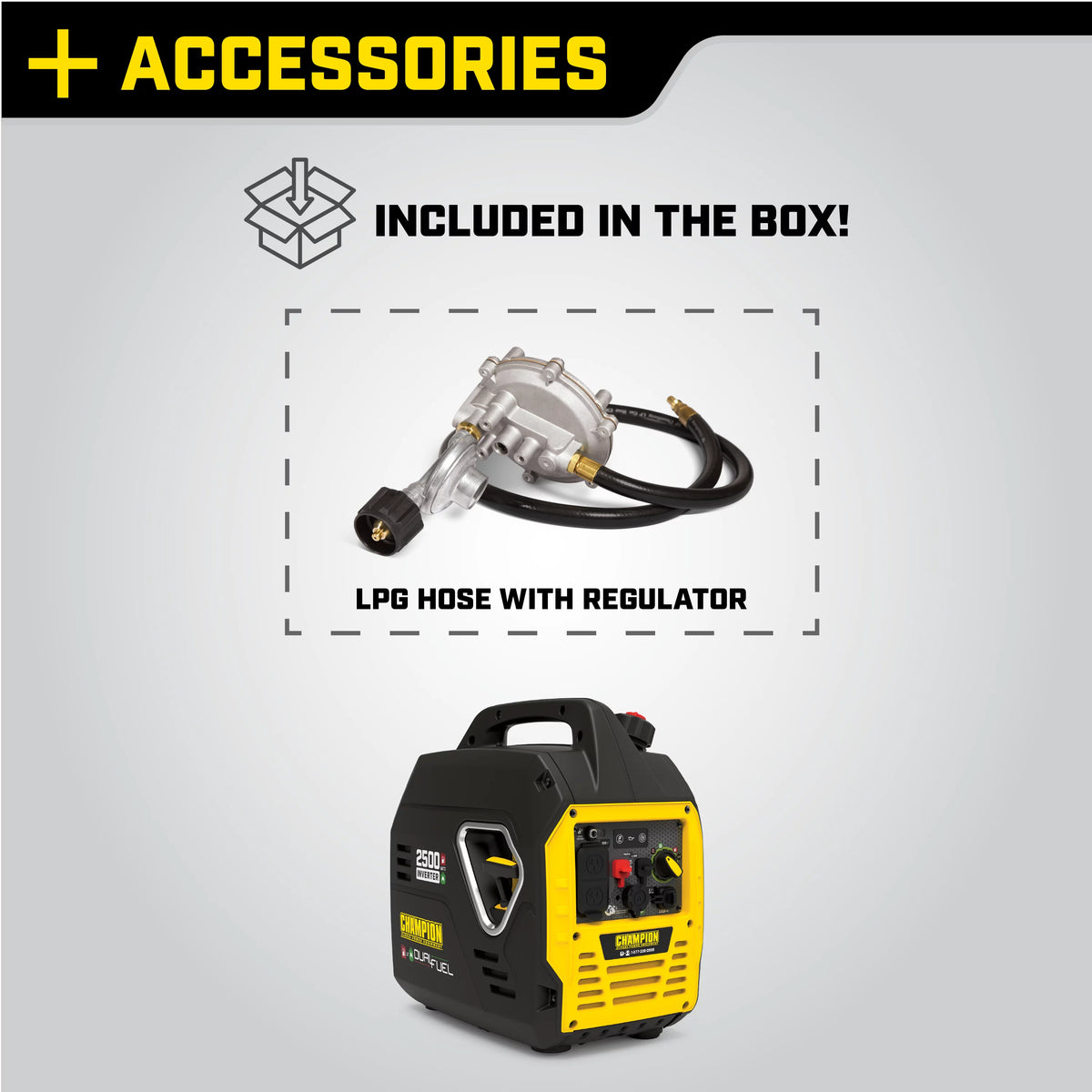 2500-Watt Dual Fuel Inverter Generator S854850