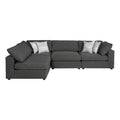 4-Piece Fabric Upholstered Sectional W507844