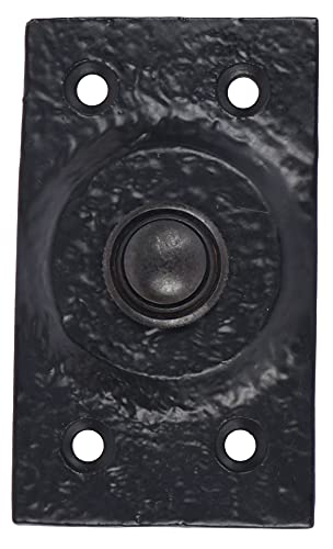 Black Powder Coated Iron Doorbell E140363