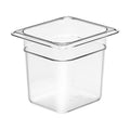 1/6 Size 6" Deep Clear Polycarbonate Food Pan B3232