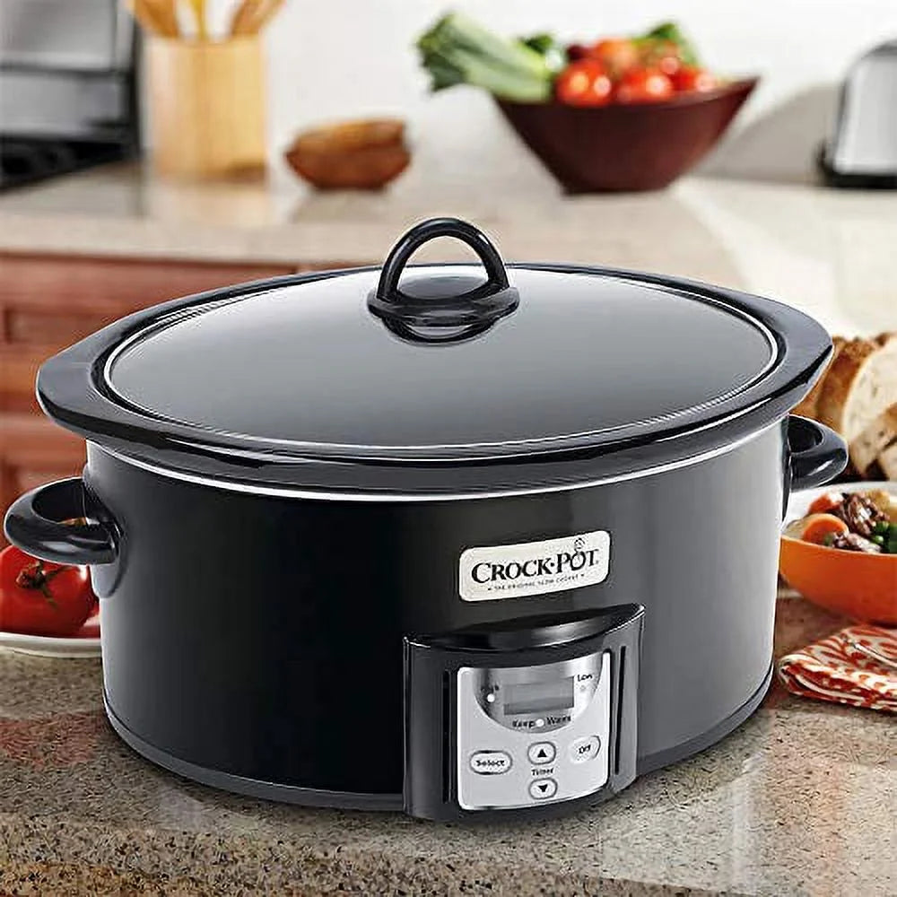4 Quart Slow Cooker, Black F661848