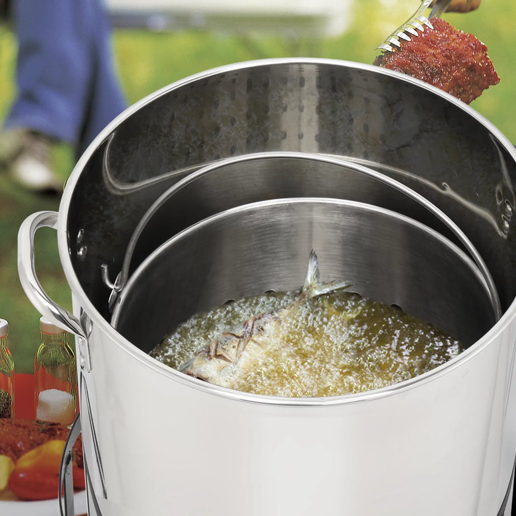 50qt Propane Stainless Steel Fryer Kit U424