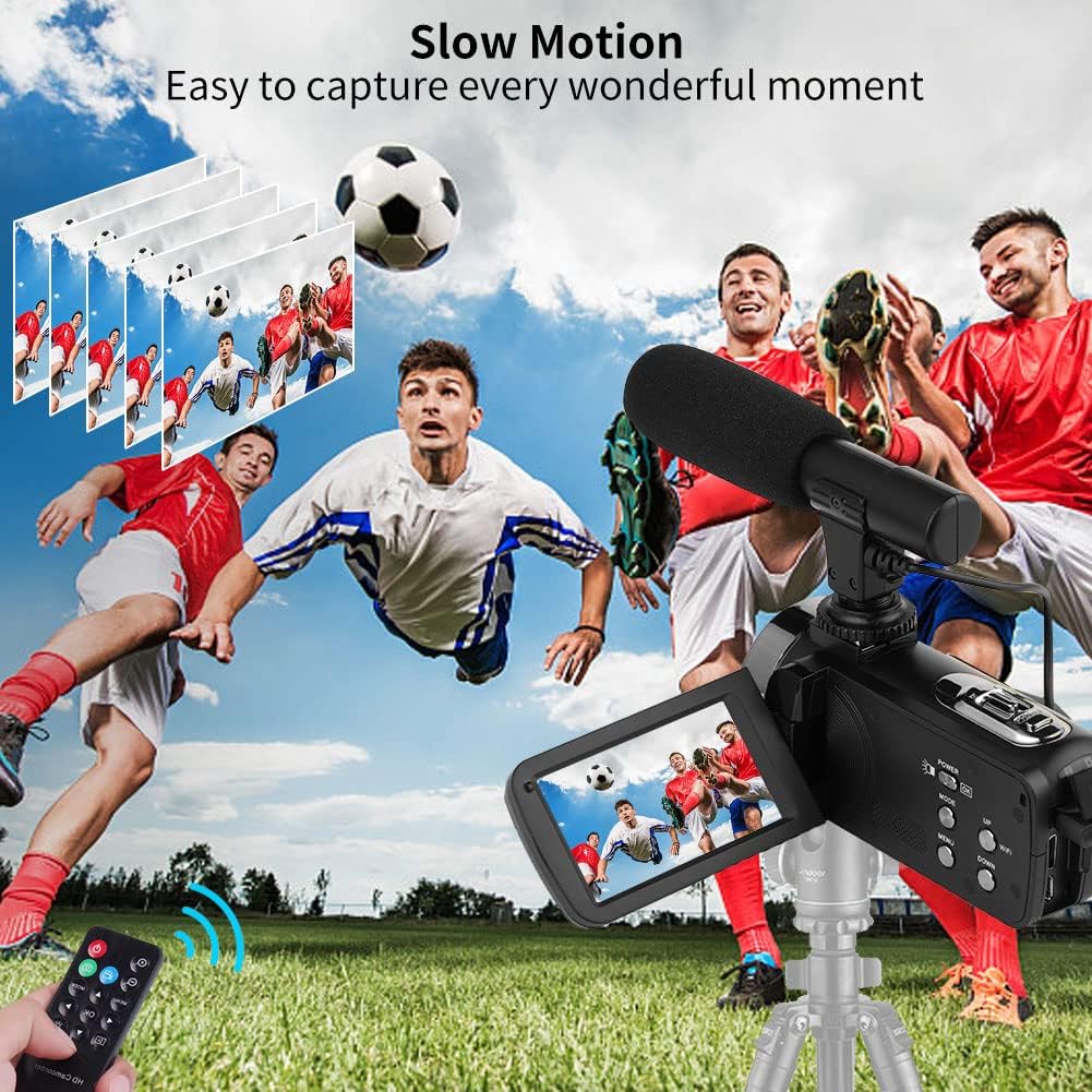 2.7K Full HD 30FPS Vlogging Camera with Microphone & Remote N141194