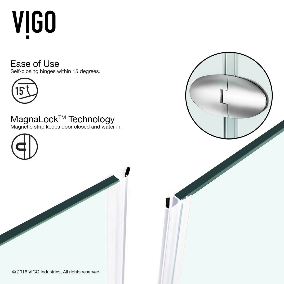 Frameless Neo-Angle Shower Enclosure with Base N2648