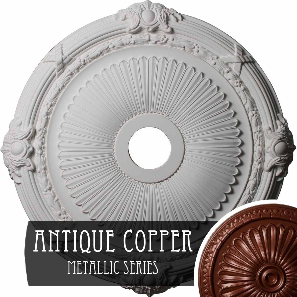 Golden Oak Finished Ceiling Medallion C298170