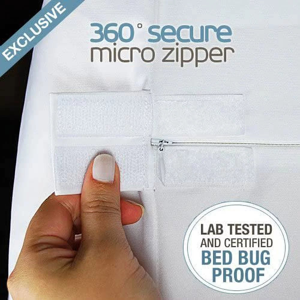 Hypoallergenic Waterproof Crib Mattress Encasement T9611