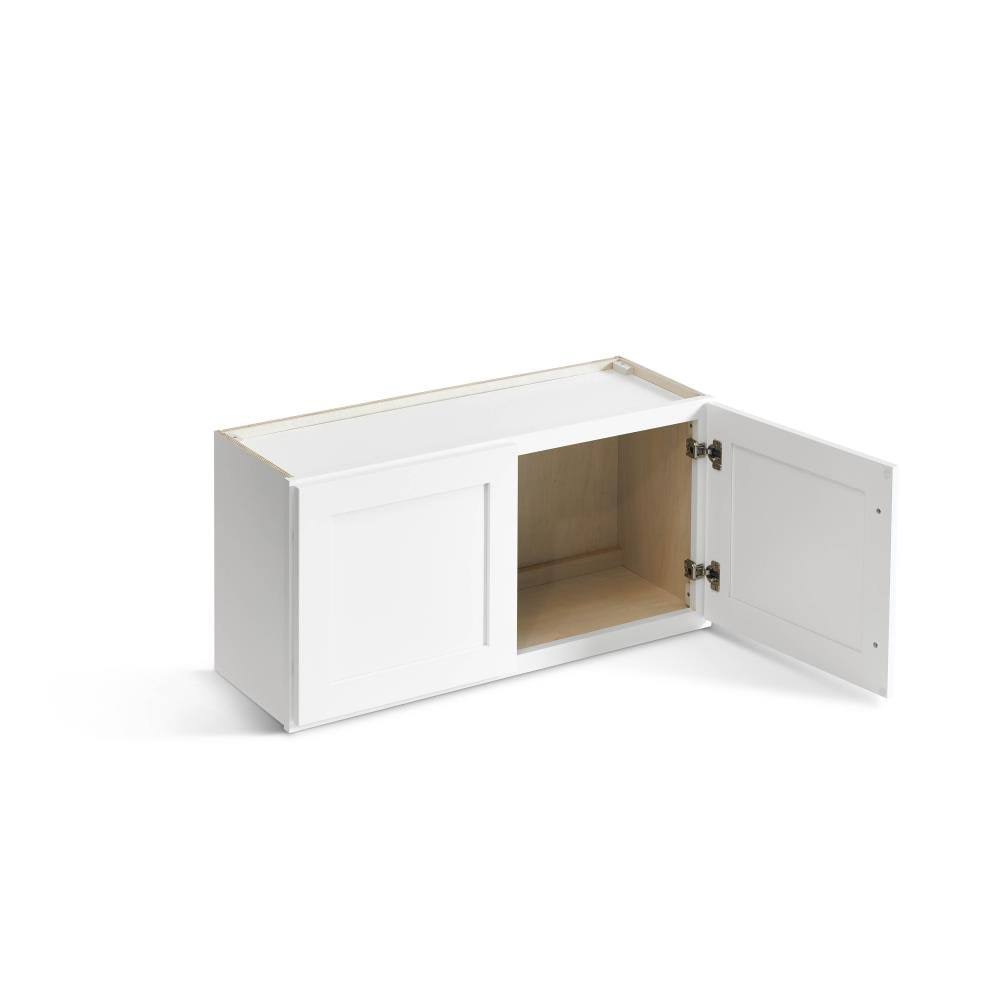 Pure White Birch Door Wall Stock Cabinet L469