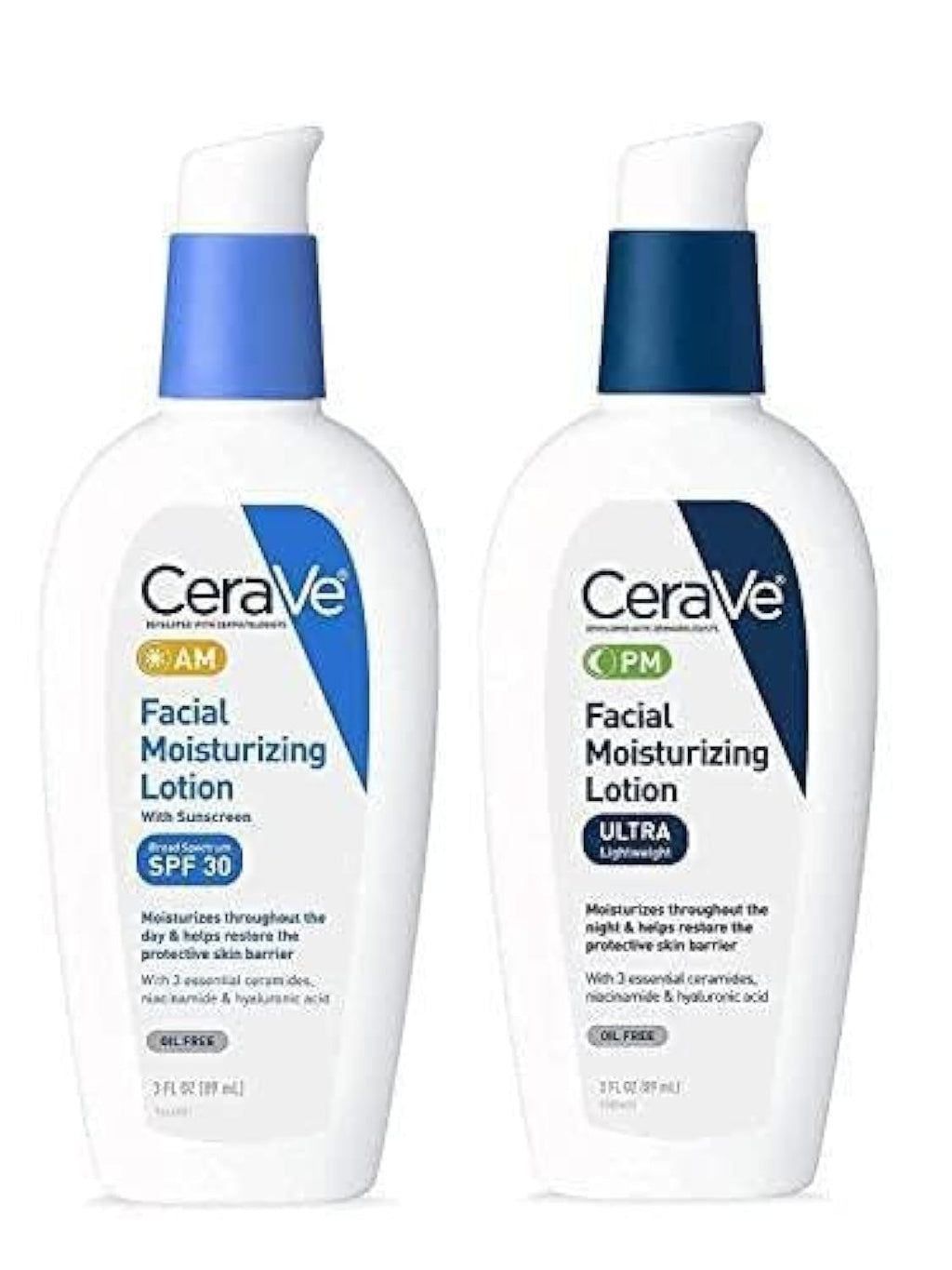 Facial Moisturizing Lotion 3oz. AM/PM Bundle H818
