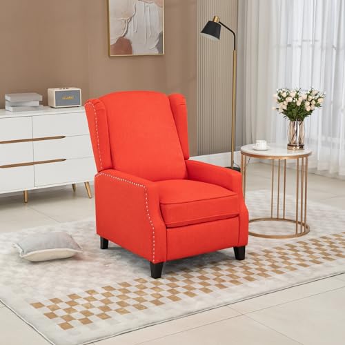 Red Adjustable Wingback Recliner Chair R9362