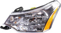 Headlight Assembly Compatible with 2008-2011 Ford Focus Halogen Driver Side E7188