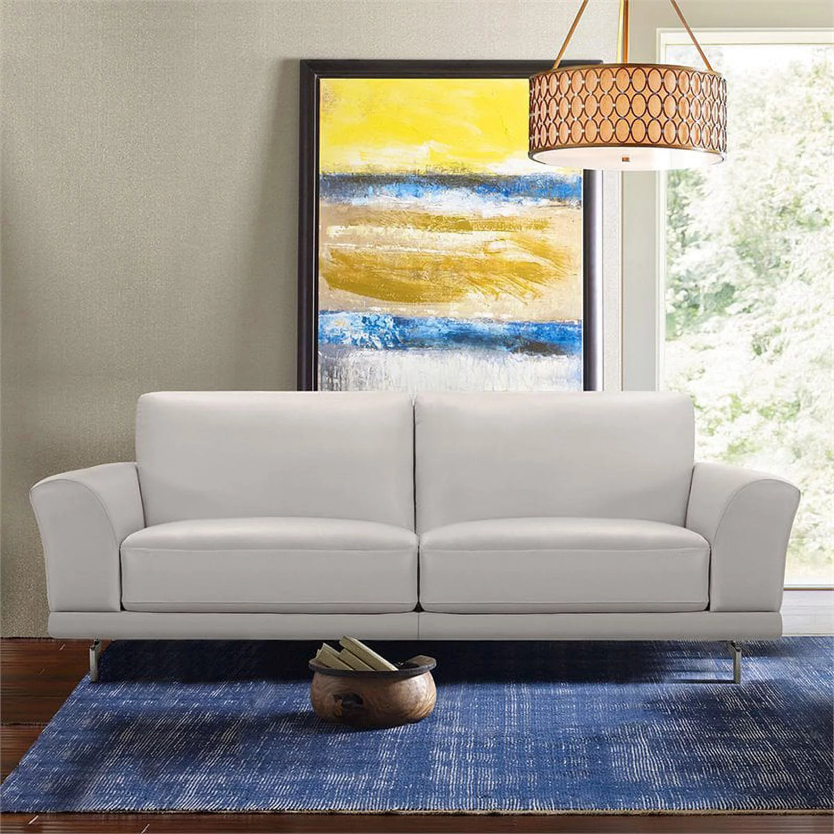 Modern Leather Sofa L155421