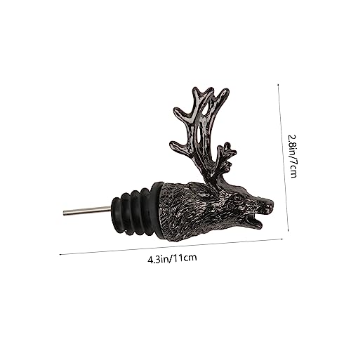 Deer Head Bottle Stopper Reusable Pourer F10259