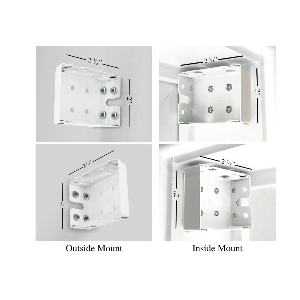 White Faux Wood Blinds S8326