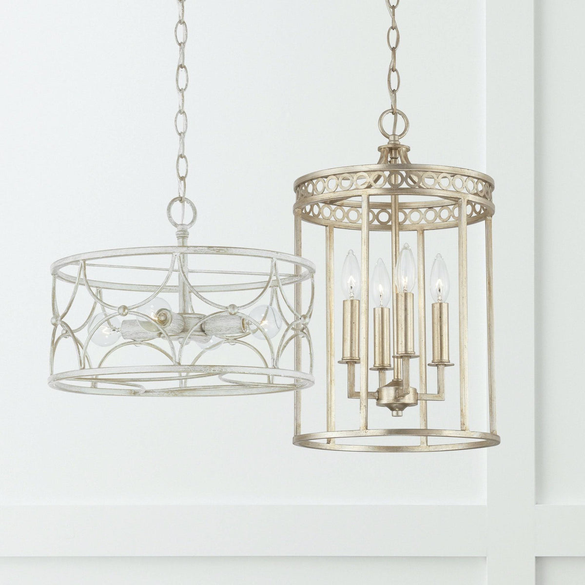 4 Light Semi Flush Mount K462