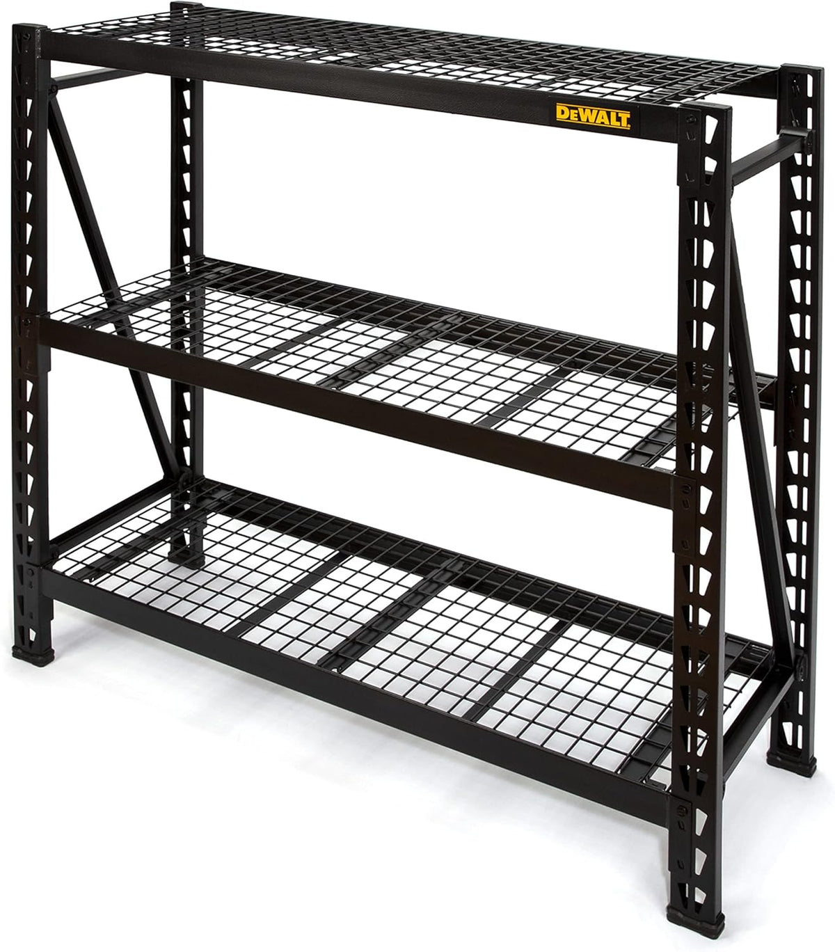Steel Wire Deck Industrial Storage Rack, 3 Shelf, 4,500 lbs. Capacity H6123