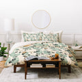 Twin-XL Green Duvet Cover Set M19505
