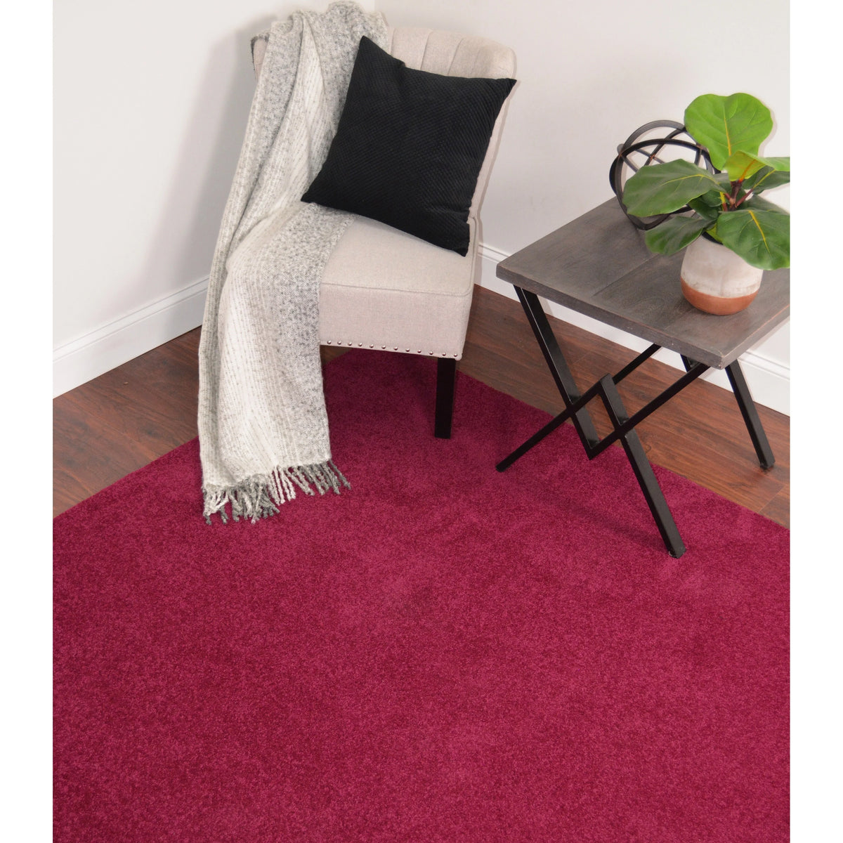 Cobalt Solid-Color Area Rug 12'x16' L131