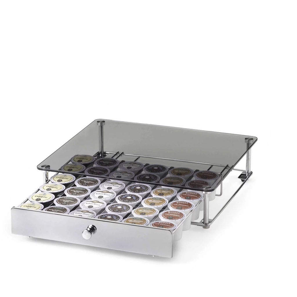 Glass Top Rolling Drawer D6868