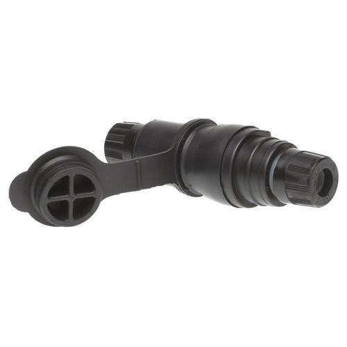 Black 3 Phase 3 Pole 4 Wire Locking Blade Connector Z250799