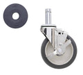 5x22 Diameter Wheel Brake Stem Caster, 300 lbs Capacity E826