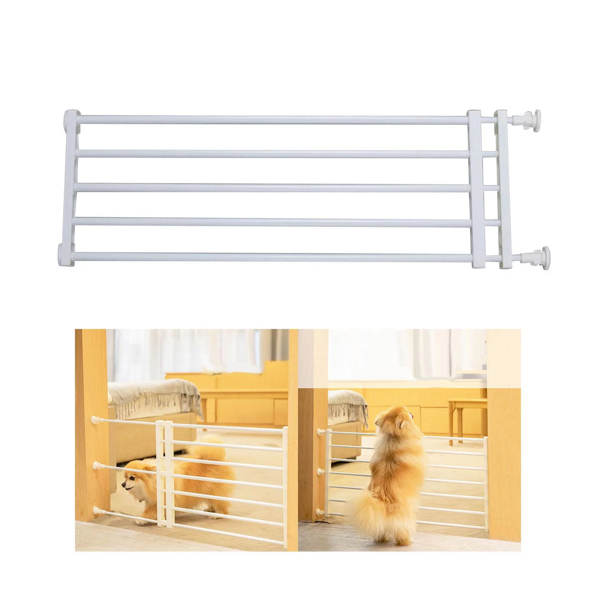 Adjustable Dog Gate Barrier Height 24cm S896