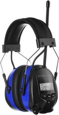 Blue Bluetooth Radio Safety Earmuffs, Pack of 2 Z431178