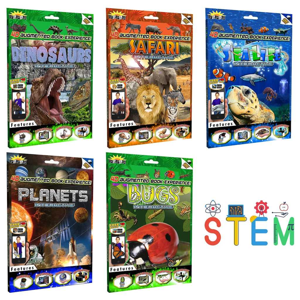 Interactive Smart Books Collection With 4D Educational App R212
