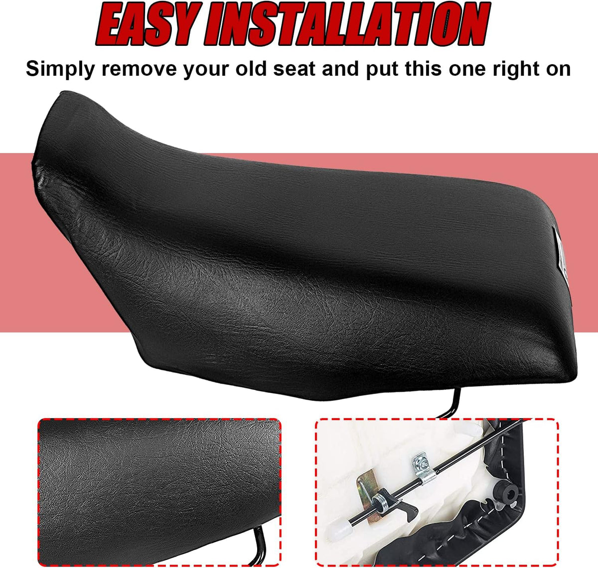 ATV Complete Seat Set Compatible with 1988-2000 Honda TRX300 T414621