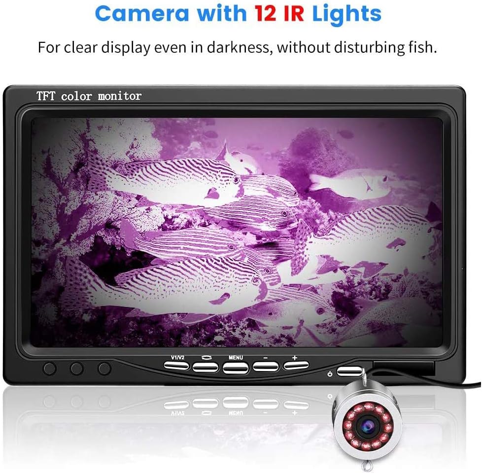 720P Underwater Fishing Camera with 7 inch Screen (15m) V359443