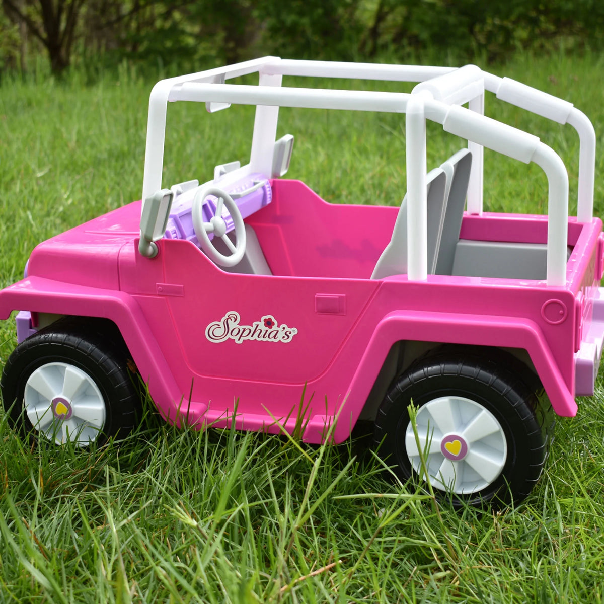 4 x 4 Hot Pink Beach Cruiser Truck for 18" Dolls E211086