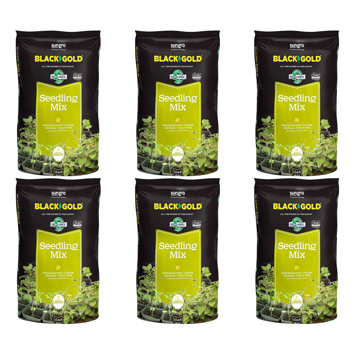 1.5 Cubic Feet Seedling Germination Mix (6 Pack) G1475