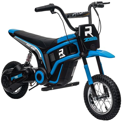 Electric Dirt Bike 24V 350W Off-Road Motorcycle Red J4961
