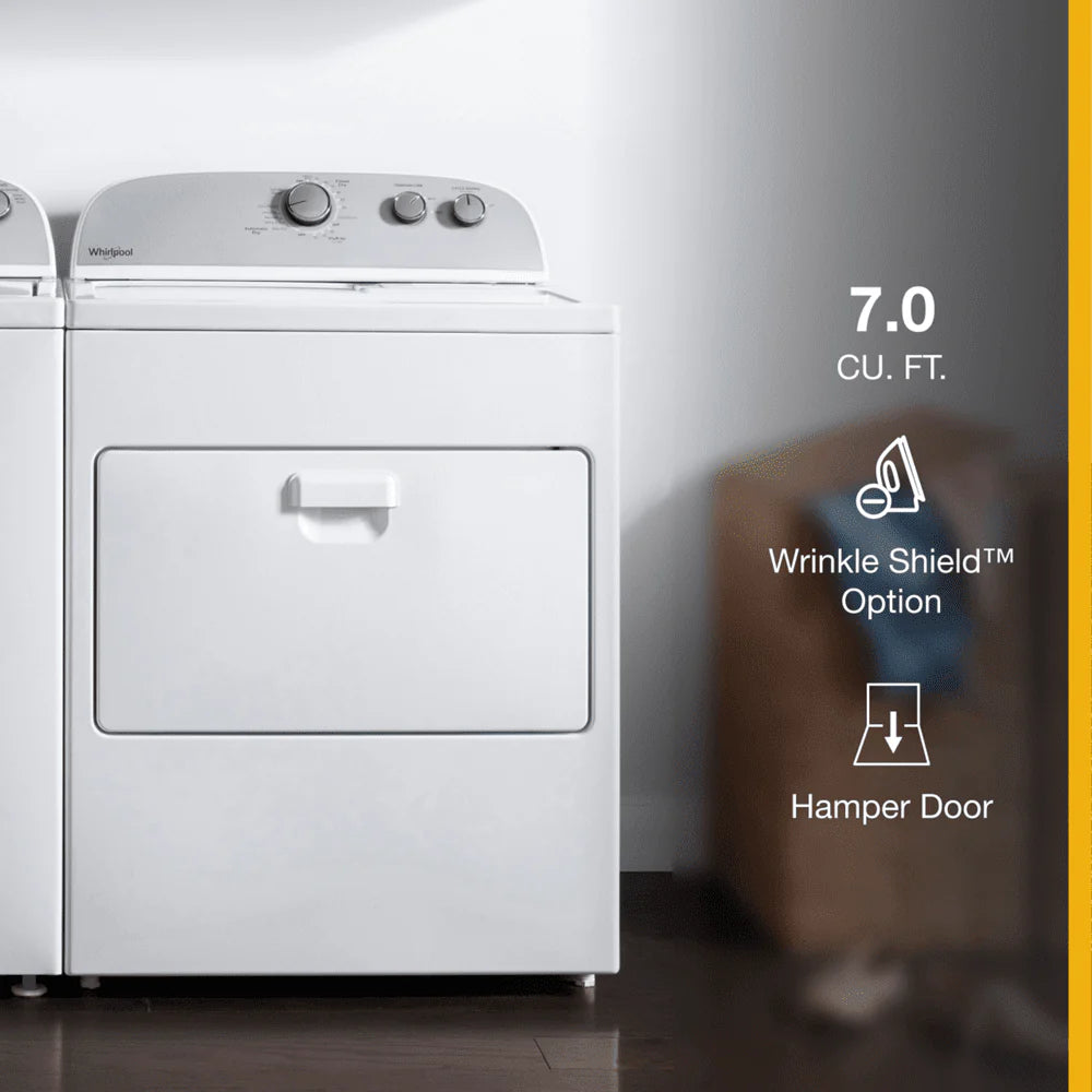 7.0 Cu ft White Top Load Gas Dryer O23705