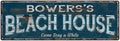 Blue Rustic Cabin Home Decor 6x18 Metal U2225