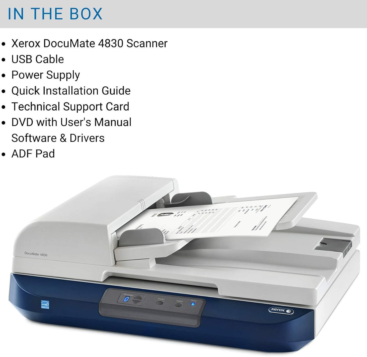 Duplex Document Scanner with Flatbed R921