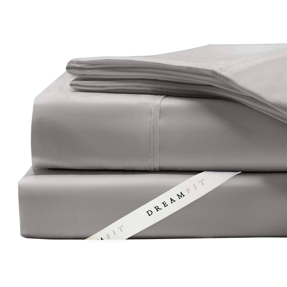 100% Egyptian Cotton Sheets Set (Grey, Twin XL) S53689