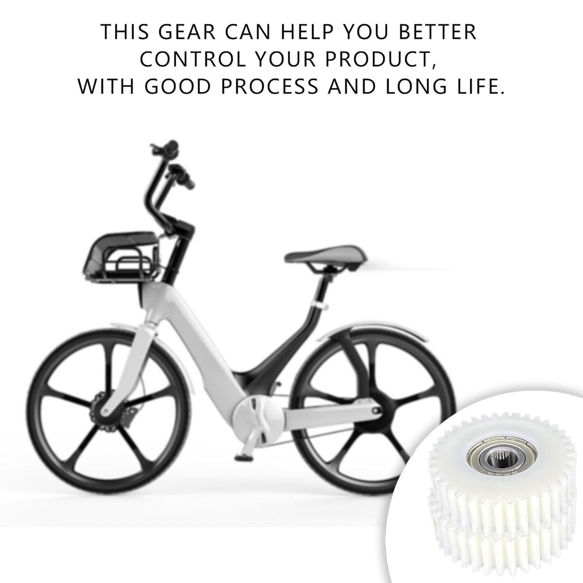 3pcs 36 Teeth Nylon Gear Set for Electric Bike Motor G55169