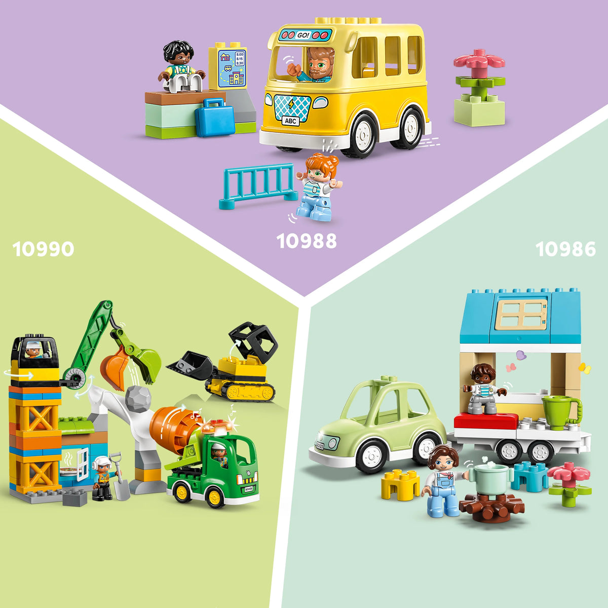 Recycling Truck Building Toy Set with 3 Sorting Bins H73973