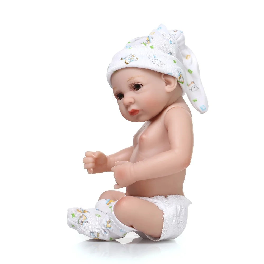 Lifelike Baby Doll with Full Silicone Body R95597